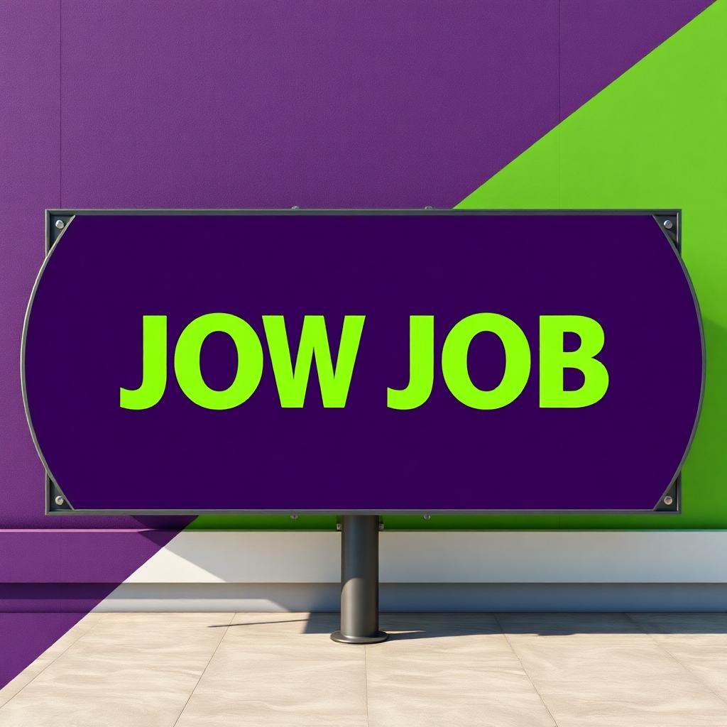 Billboard met een vacature-advertentie