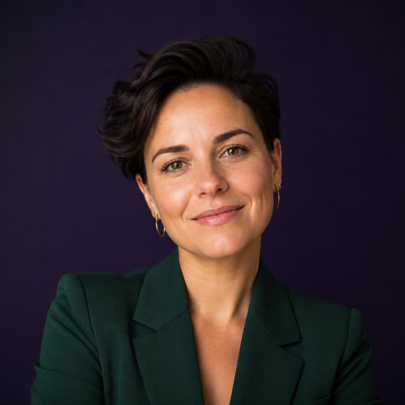 Sanne de Vries, vormgever en eindredacteur bij Qiem Communications